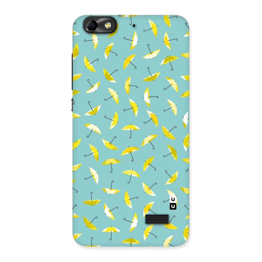 Yellow Umbrella Pattern Back Case for Honor 4C