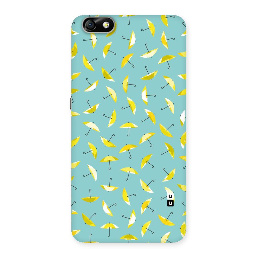 Yellow Umbrella Pattern Back Case for Honor 4X