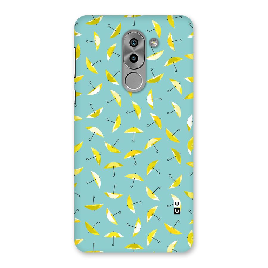 Yellow Umbrella Pattern Back Case for Honor 6X