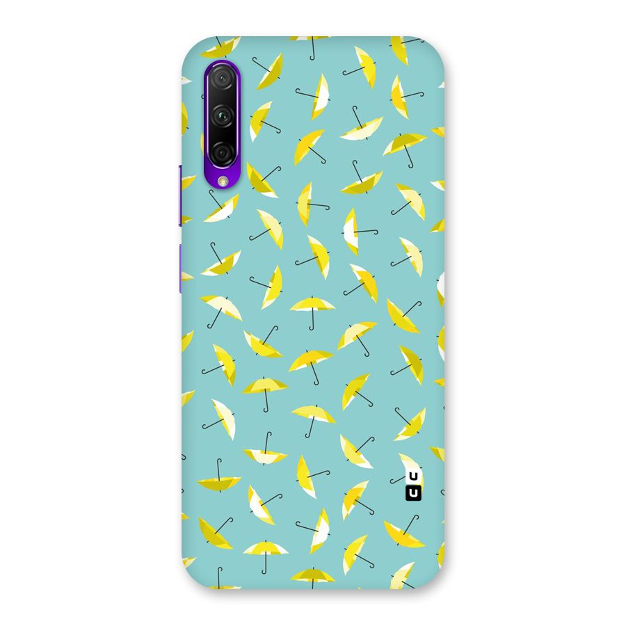 Yellow Umbrella Pattern Back Case for Honor 9X Pro