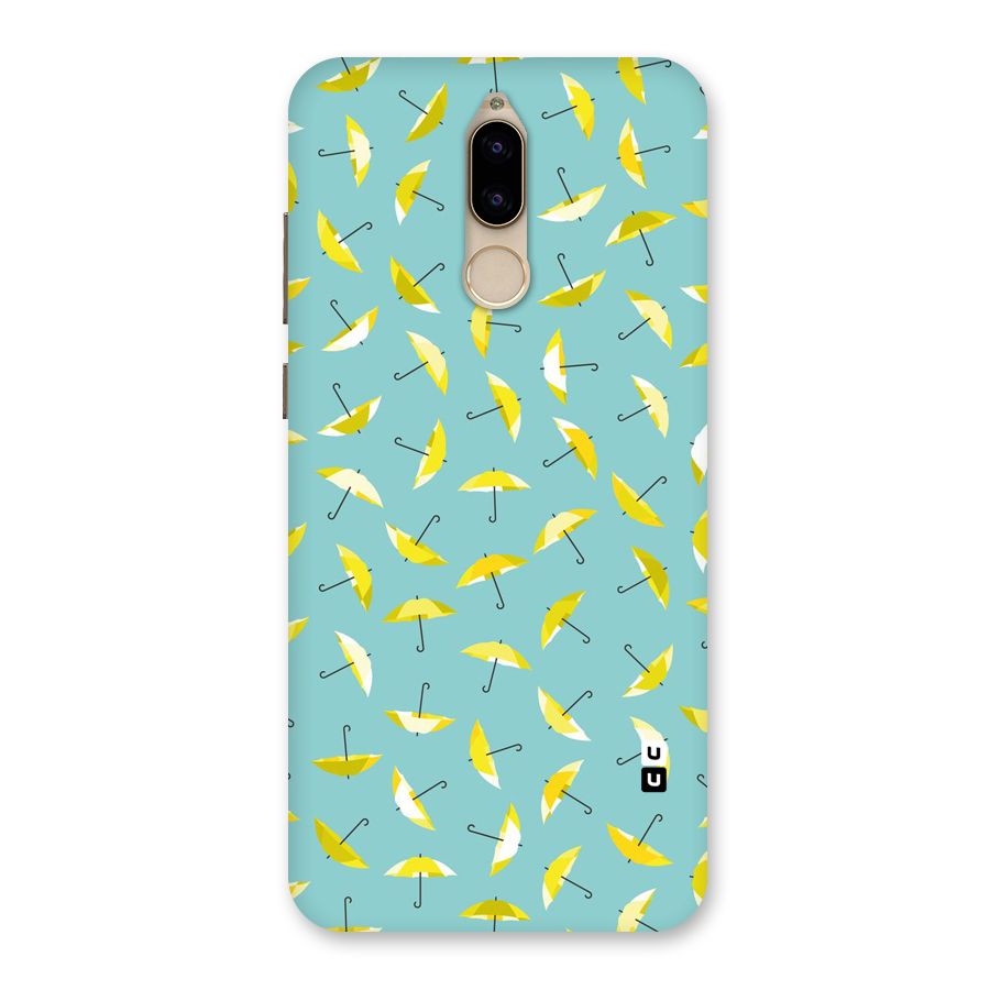 Yellow Umbrella Pattern Back Case for Honor 9i