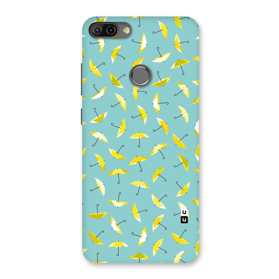 Yellow Umbrella Pattern Back Case for Infinix Hot 6 Pro