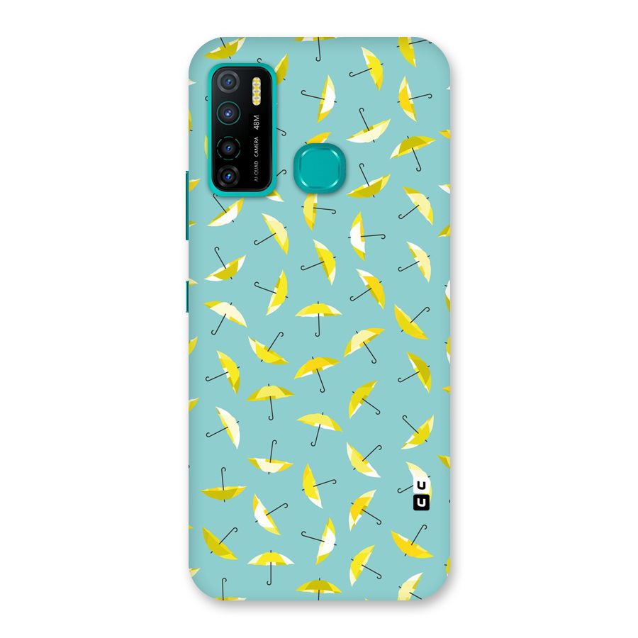 Yellow Umbrella Pattern Back Case for Infinix Hot 9 Pro