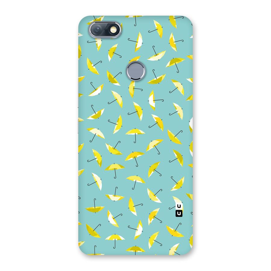 Yellow Umbrella Pattern Back Case for Infinix Note 5