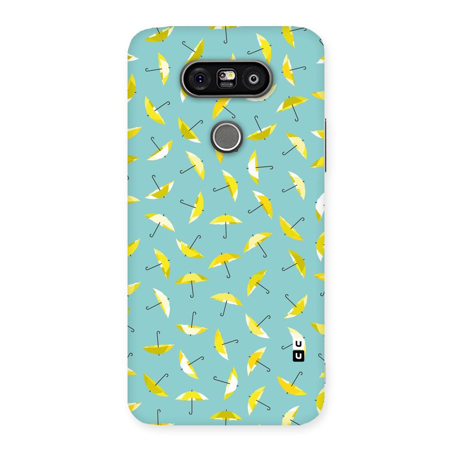 Yellow Umbrella Pattern Back Case for LG G5