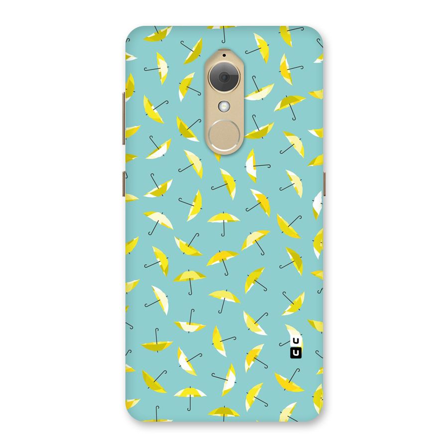 Yellow Umbrella Pattern Back Case for Lenovo K8