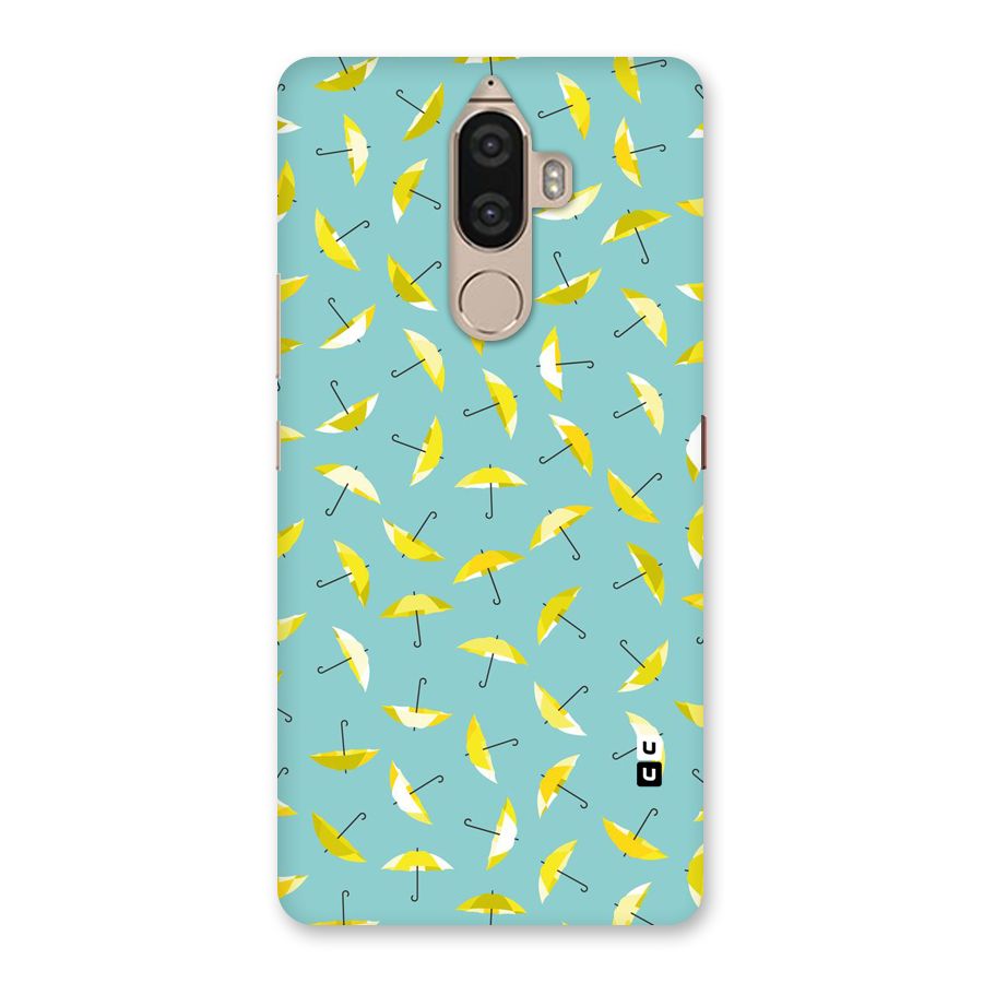 Yellow Umbrella Pattern Back Case for Lenovo K8 Note