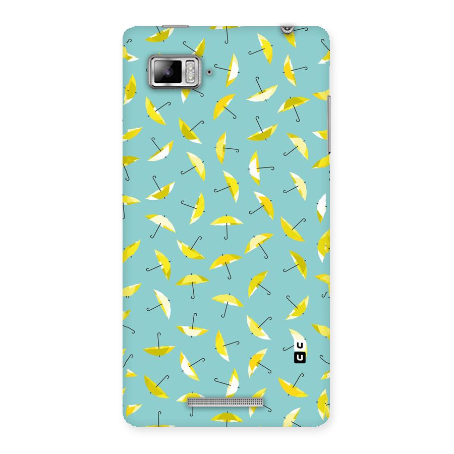 Yellow Umbrella Pattern Back Case for Lenovo Vibe Z K910