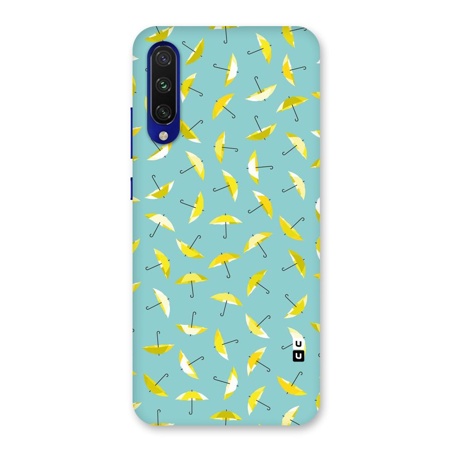 Yellow Umbrella Pattern Back Case for Mi A3