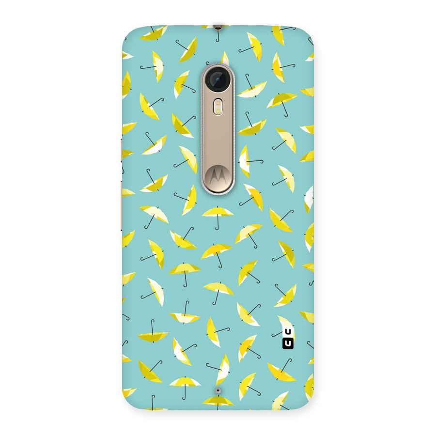 Yellow Umbrella Pattern Back Case for Motorola Moto X Style
