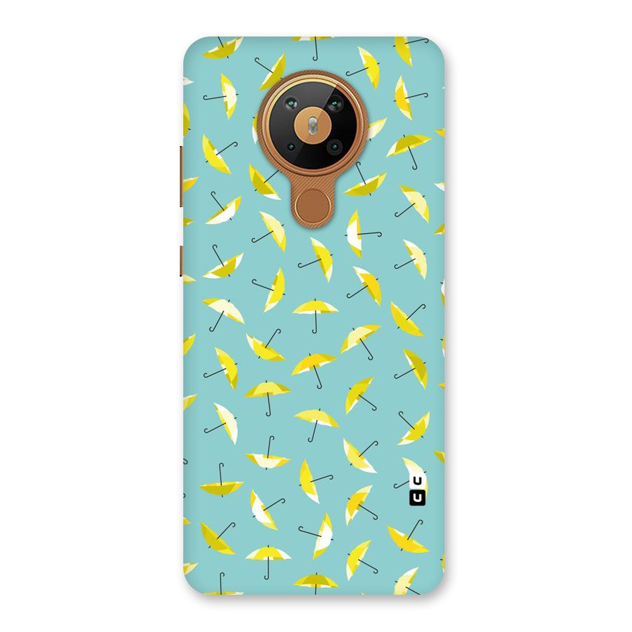 Yellow Umbrella Pattern Back Case for Nokia 5.3