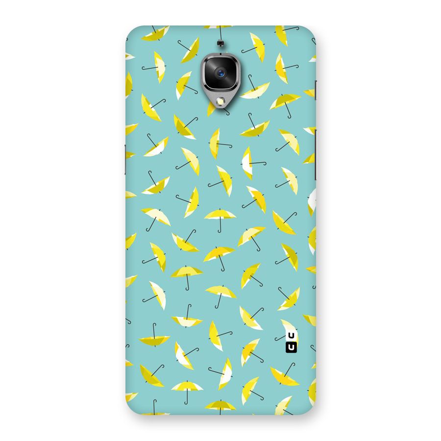 Yellow Umbrella Pattern Back Case for OnePlus 3T