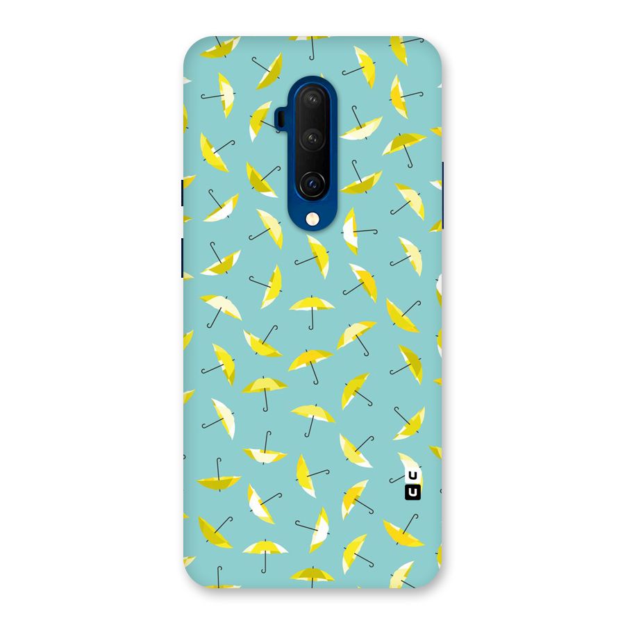 Yellow Umbrella Pattern Back Case for OnePlus 7T Pro