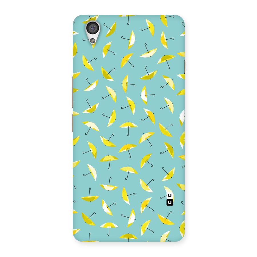 Yellow Umbrella Pattern Back Case for OnePlus X