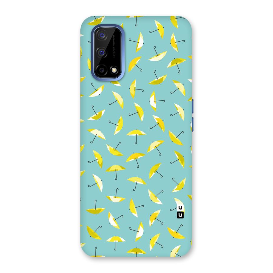 Yellow Umbrella Pattern Back Case for Realme Narzo 30 Pro