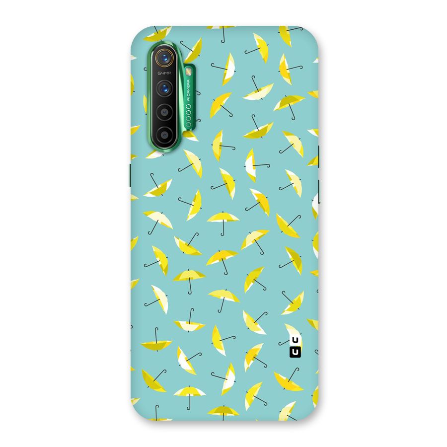 Yellow Umbrella Pattern Back Case for Realme X2