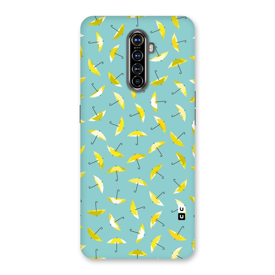 Yellow Umbrella Pattern Back Case for Realme X2 Pro