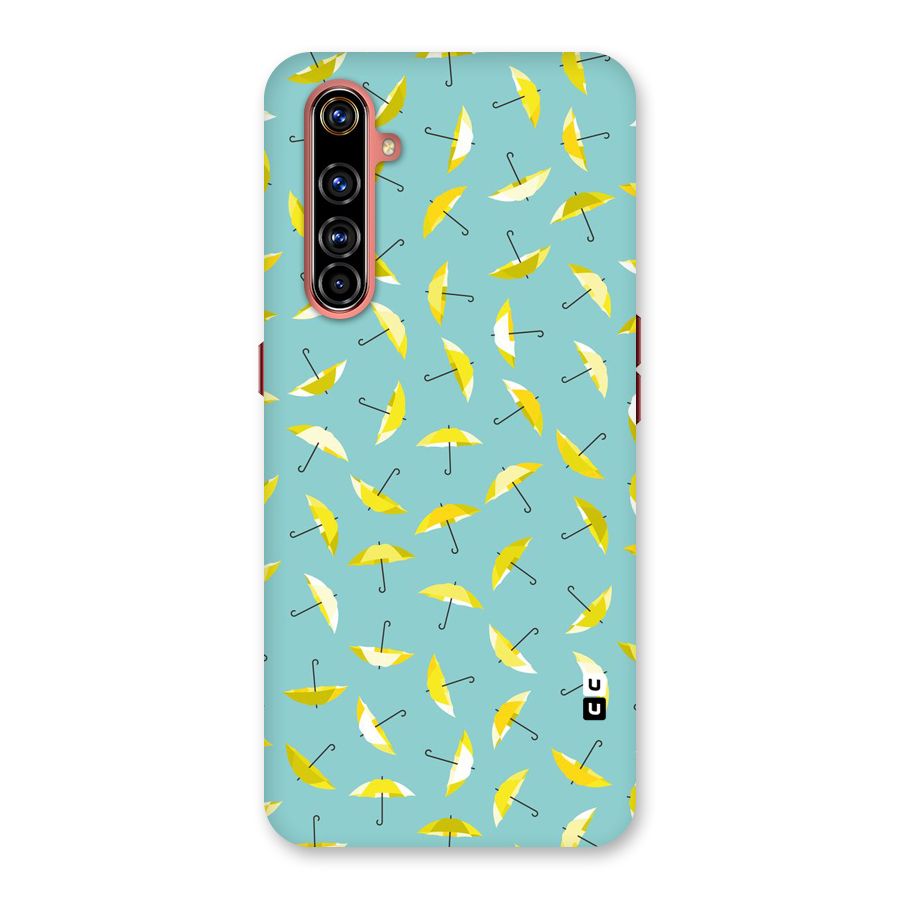 Yellow Umbrella Pattern Back Case for Realme X50 Pro