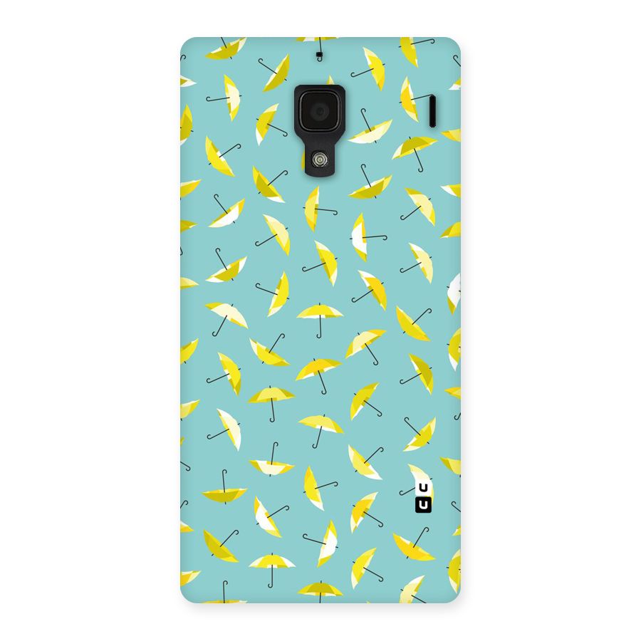 Yellow Umbrella Pattern Back Case for Redmi 1S
