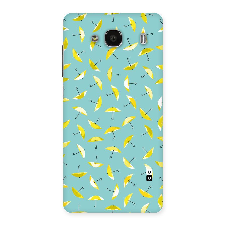 Yellow Umbrella Pattern Back Case for Redmi 2s