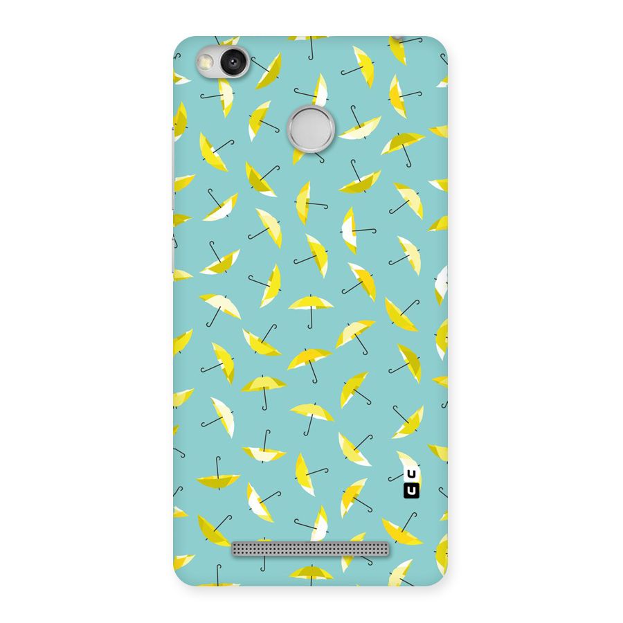 Yellow Umbrella Pattern Back Case for Redmi 3S Prime