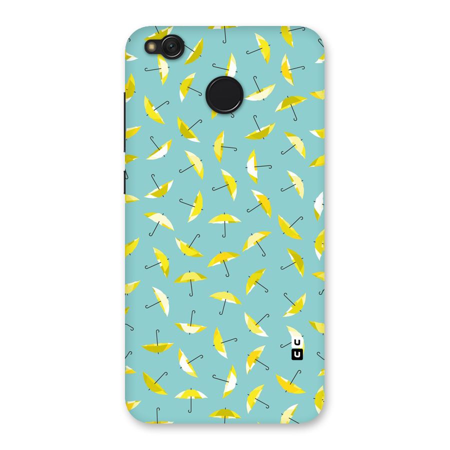 Yellow Umbrella Pattern Back Case for Redmi 4