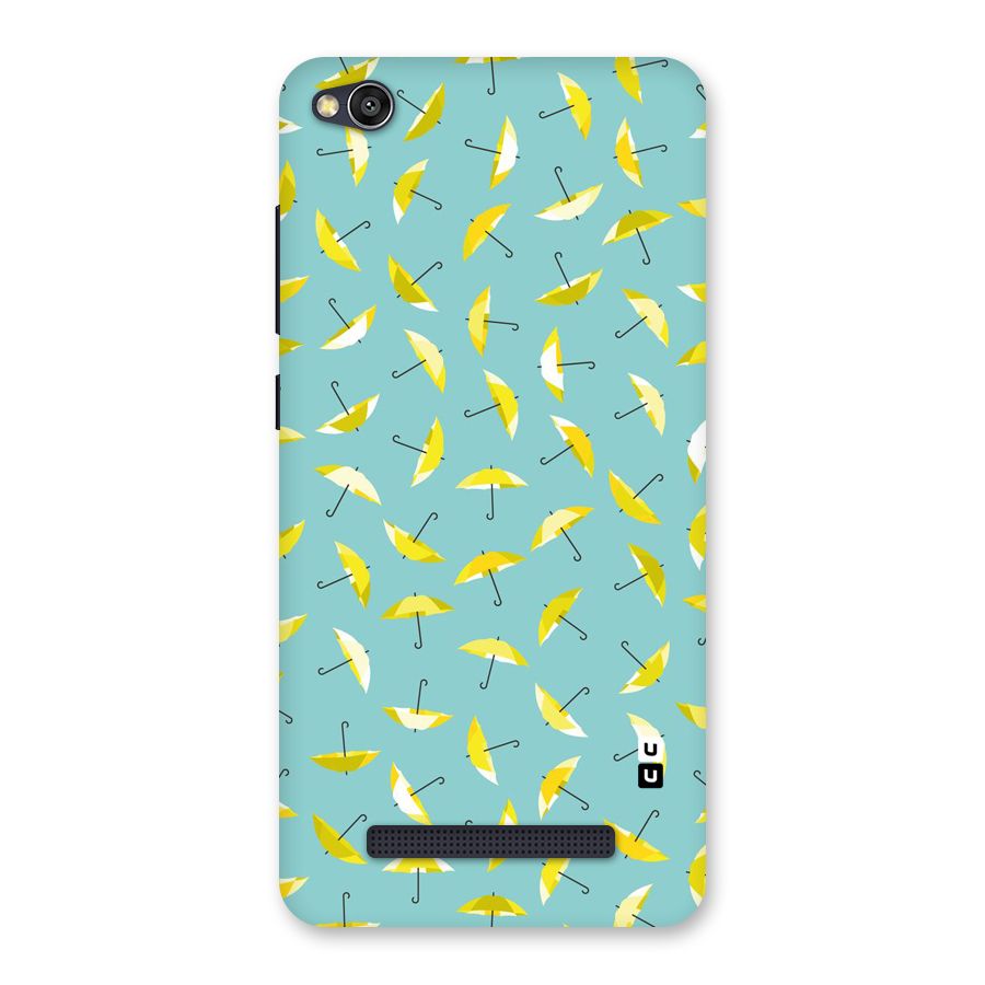 Yellow Umbrella Pattern Back Case for Redmi 4A