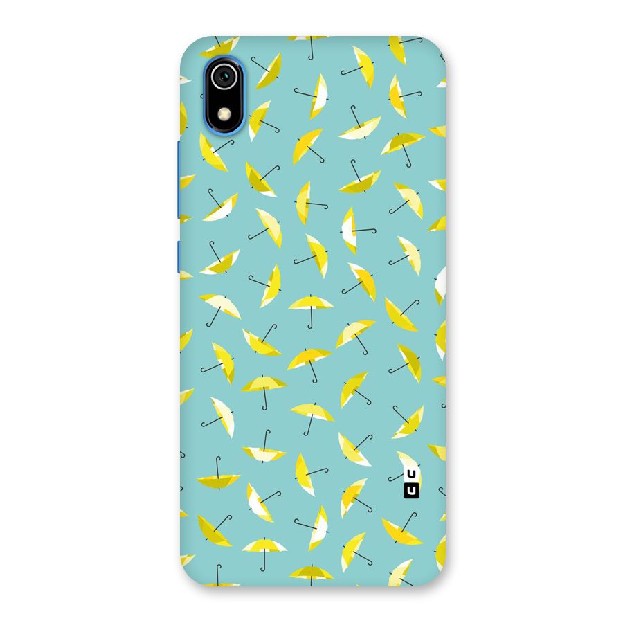 Yellow Umbrella Pattern Back Case for Redmi 7A