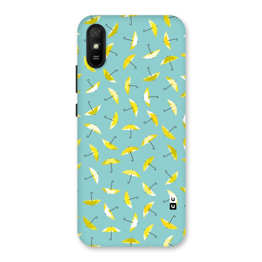 Yellow Umbrella Pattern Back Case for Redmi 9A