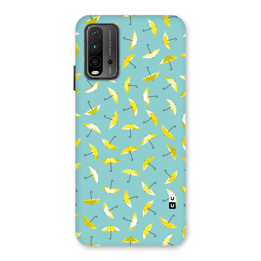 Yellow Umbrella Pattern Back Case for Redmi 9 Power