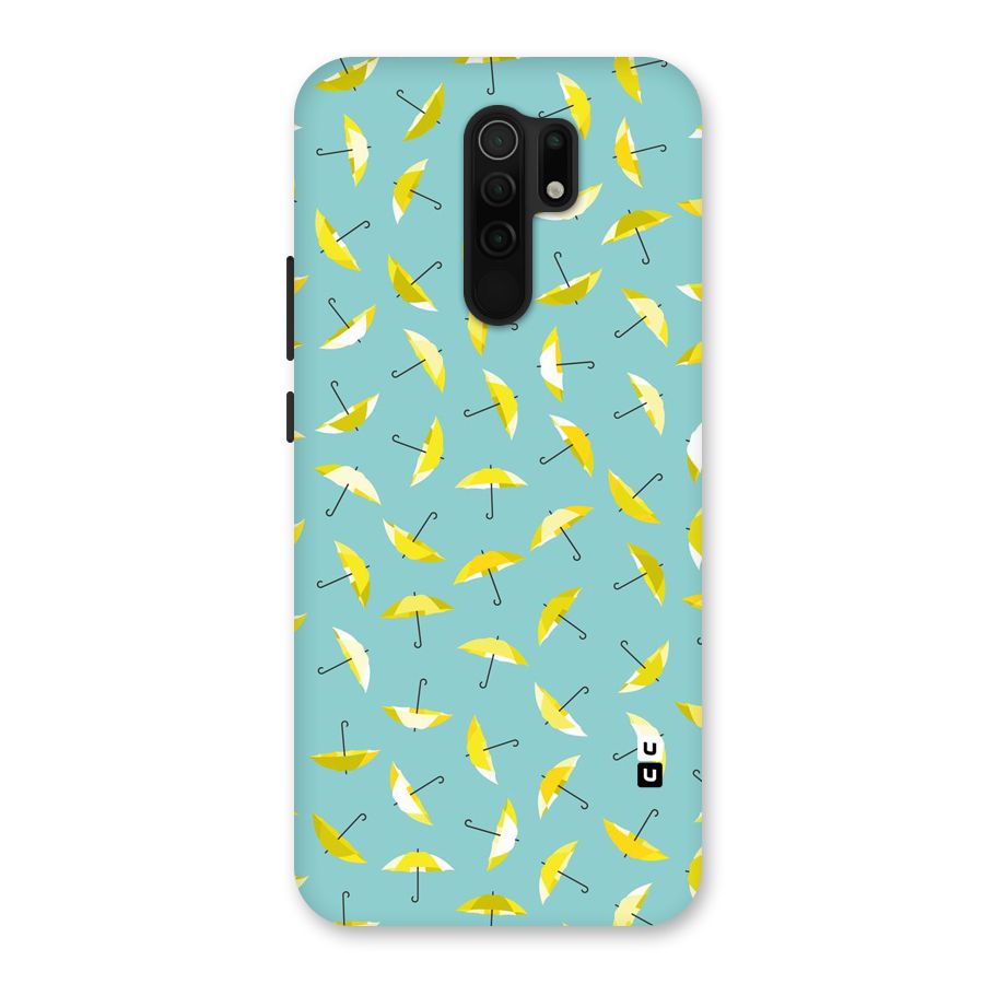 Yellow Umbrella Pattern Back Case for Redmi 9 Prime