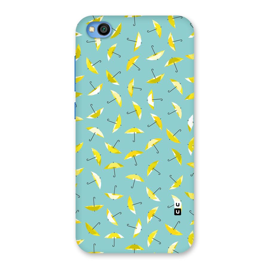 Yellow Umbrella Pattern Back Case for Redmi Go