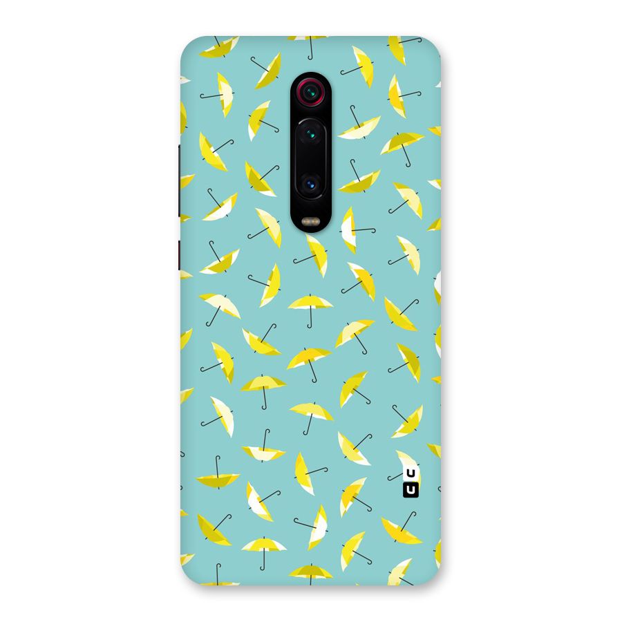 Yellow Umbrella Pattern Back Case for Redmi K20
