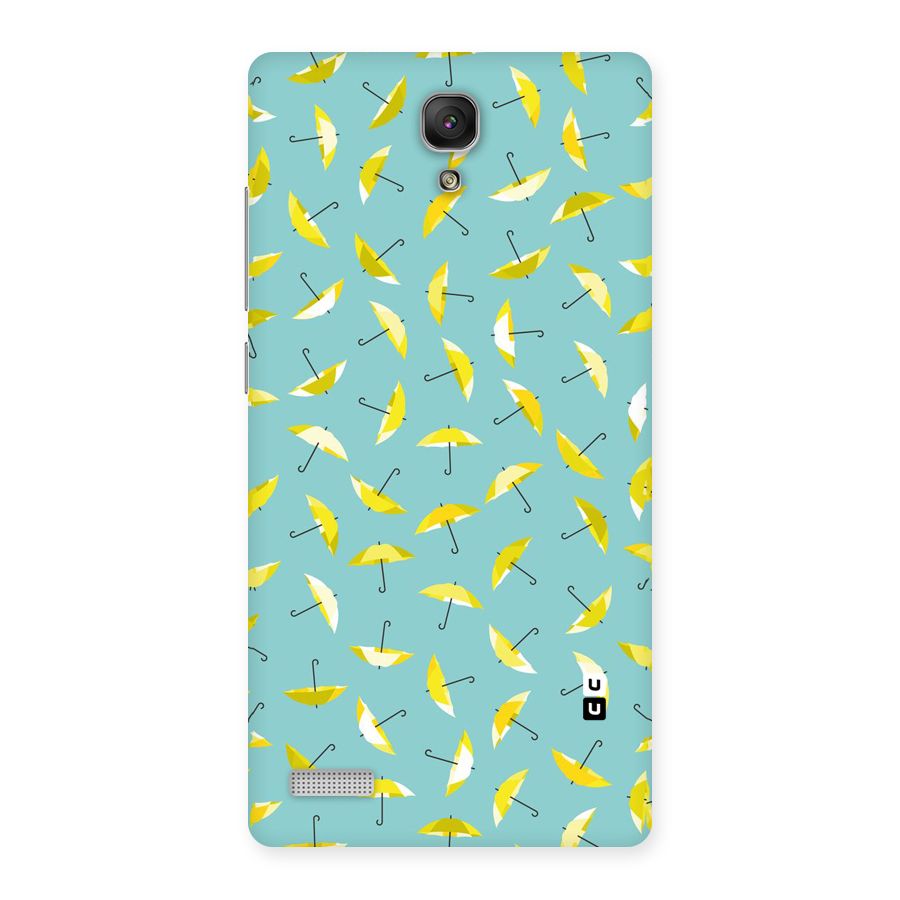 Yellow Umbrella Pattern Back Case for Redmi Note