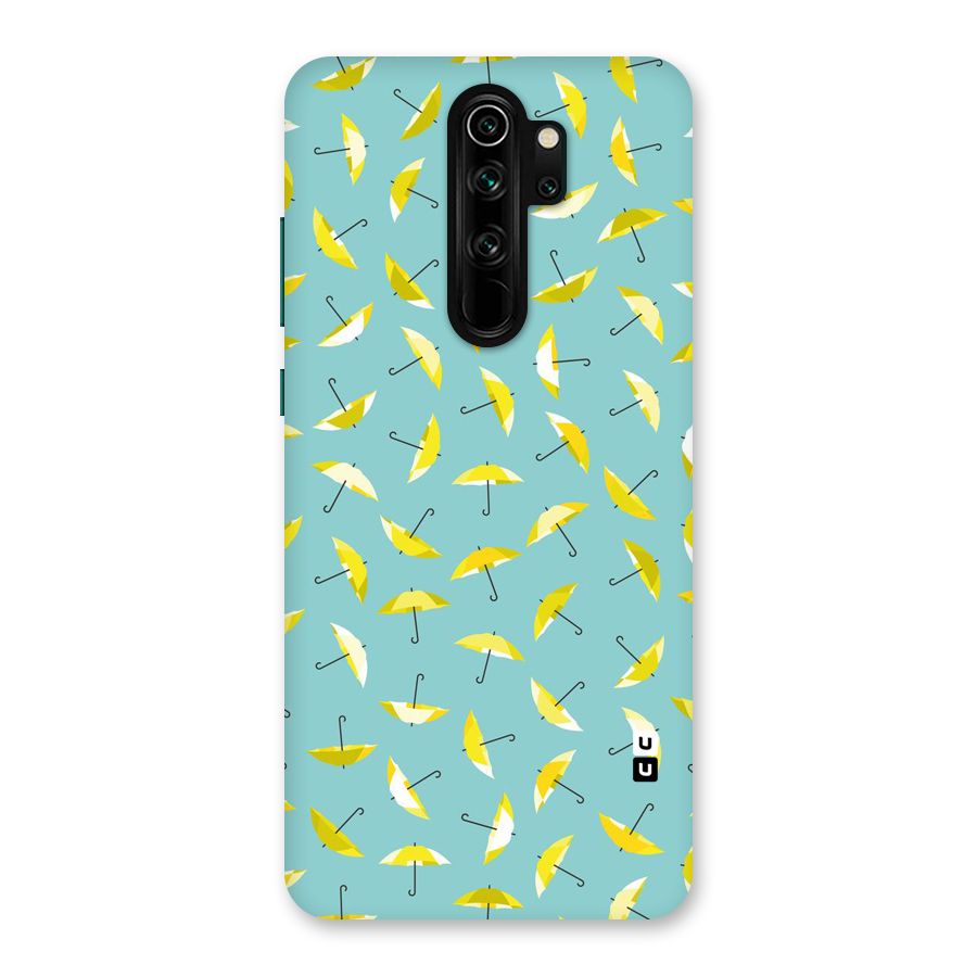 Yellow Umbrella Pattern Back Case for Redmi Note 8 Pro