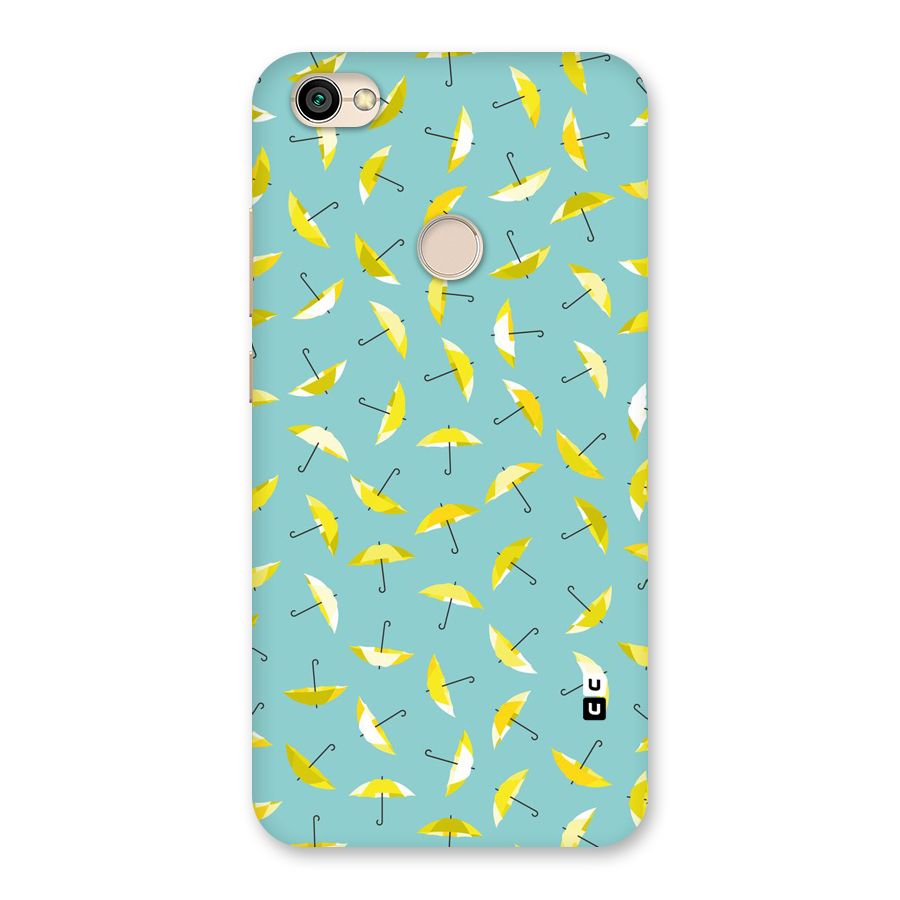 Yellow Umbrella Pattern Back Case for Redmi Y1 2017