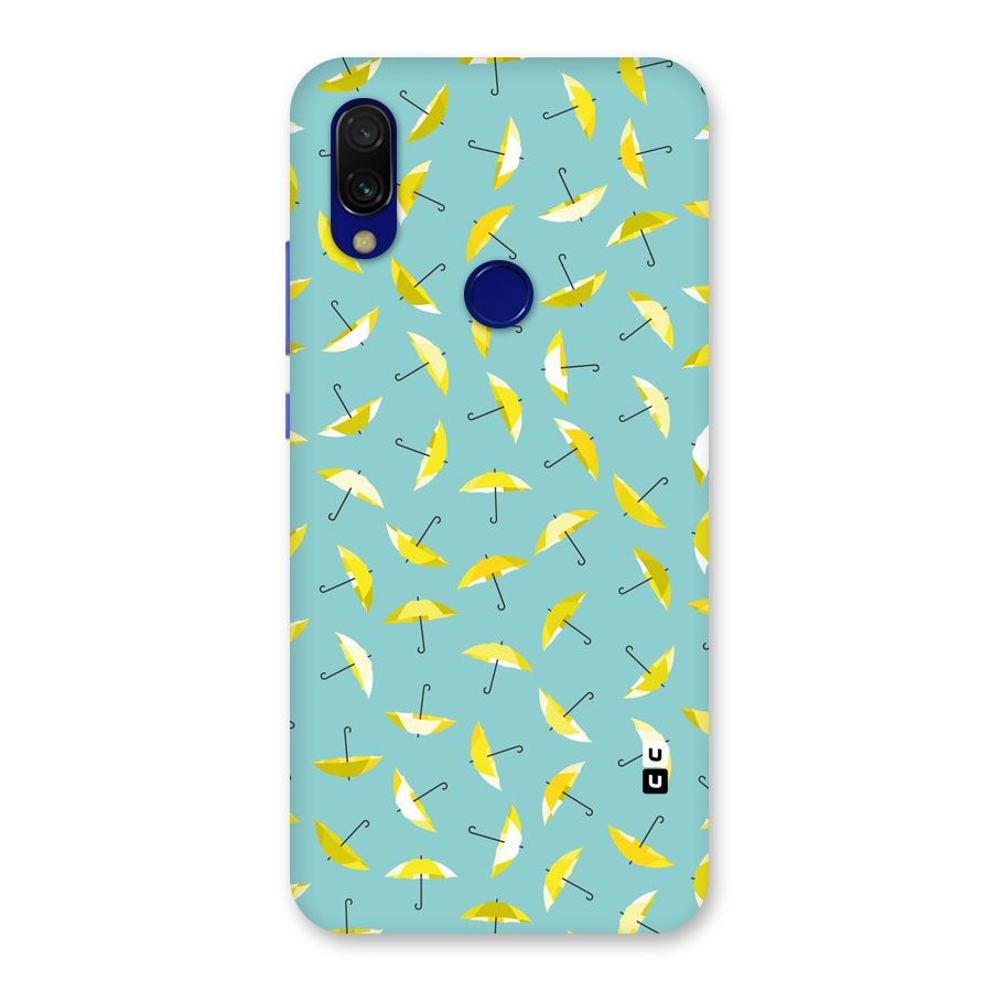 Yellow Umbrella Pattern Back Case for Redmi Y3