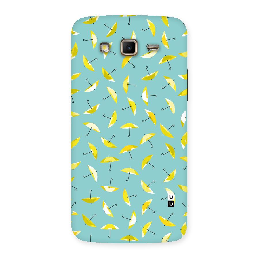 Yellow Umbrella Pattern Back Case for Samsung Galaxy Grand 2