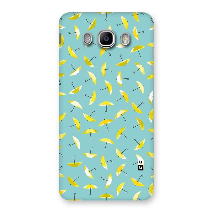 Yellow Umbrella Pattern Back Case for Samsung Galaxy J5 2016