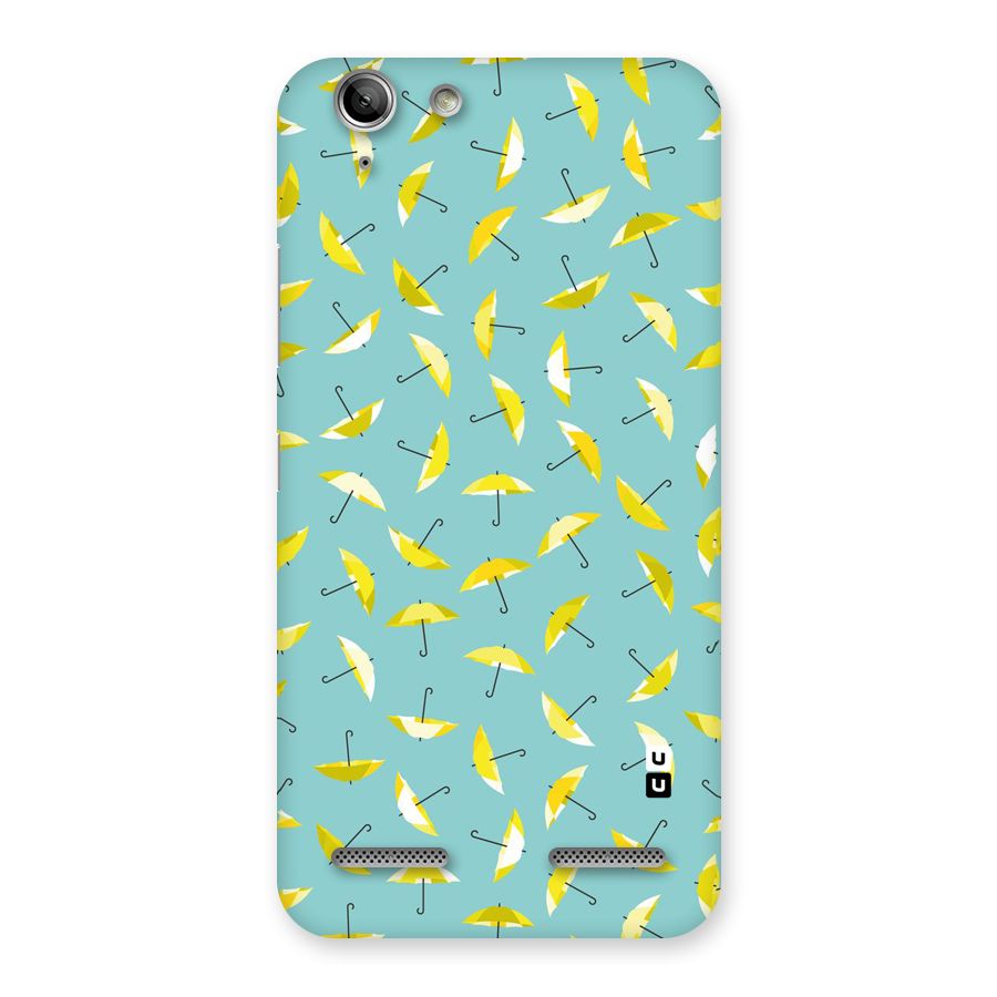 Yellow Umbrella Pattern Back Case for Vibe K5