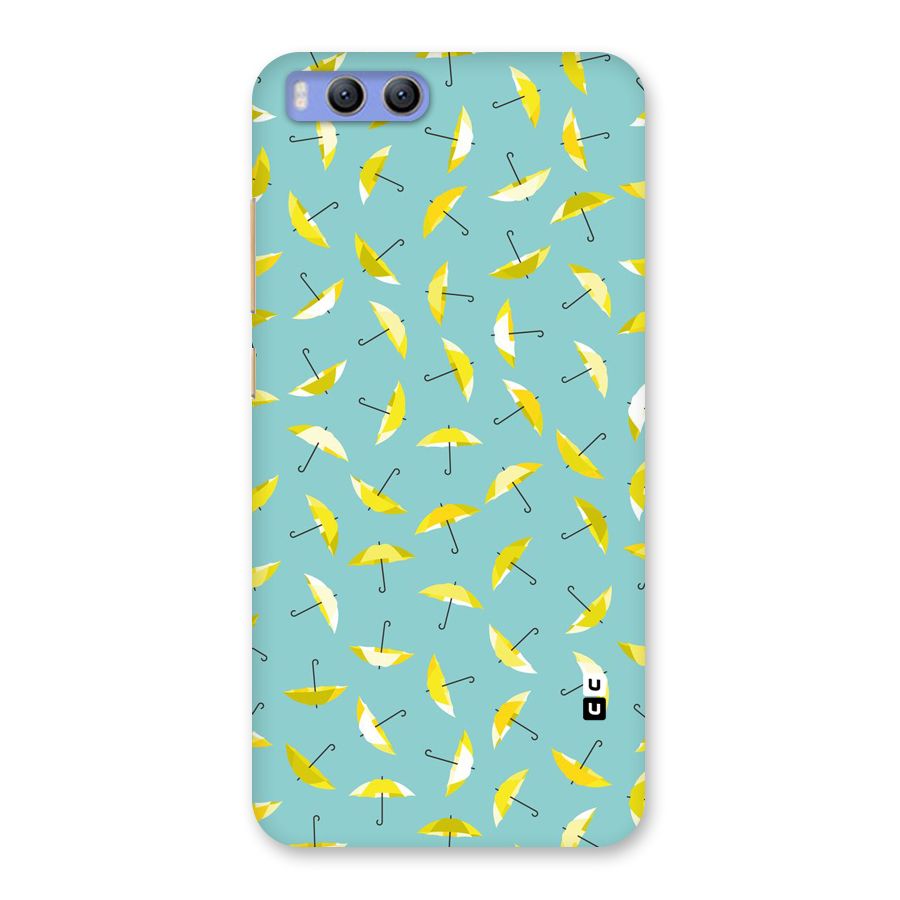 Yellow Umbrella Pattern Back Case for Xiaomi Mi 6