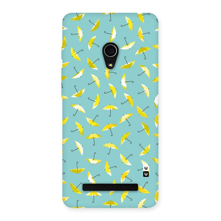 Yellow Umbrella Pattern Back Case for Zenfone 5