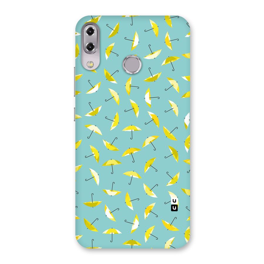Yellow Umbrella Pattern Back Case for Zenfone 5Z