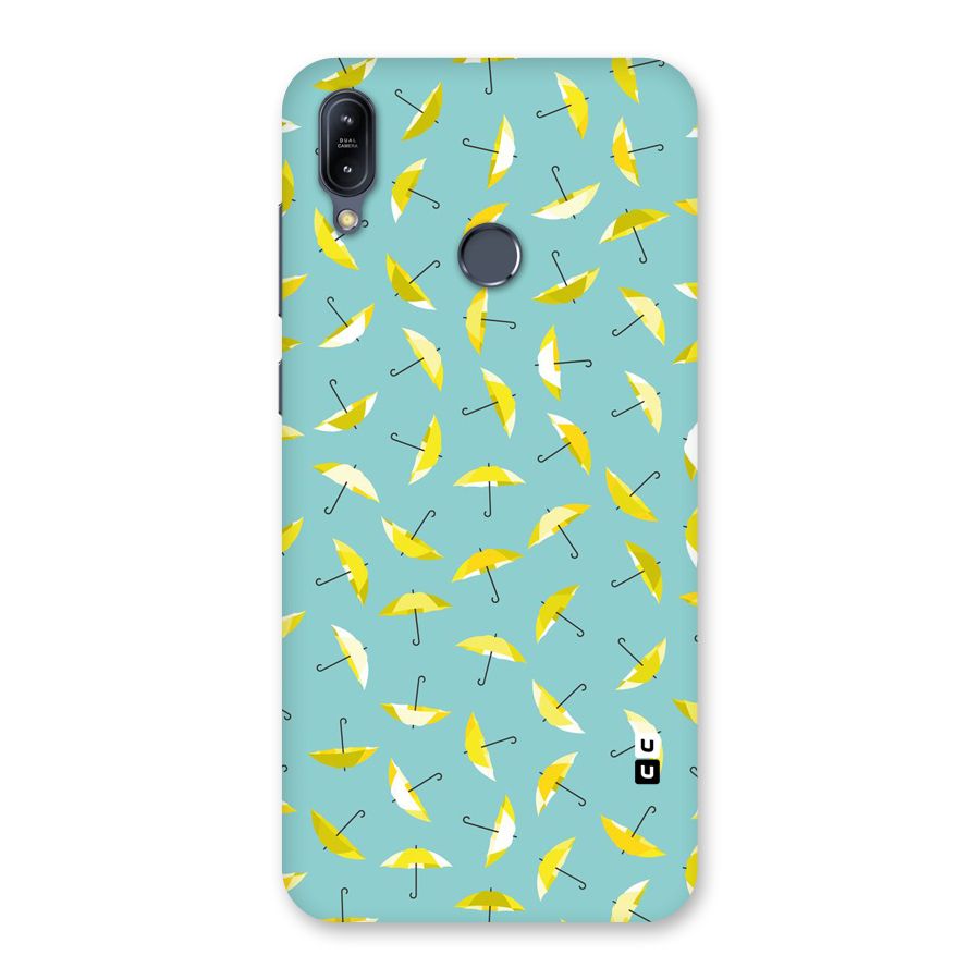 Yellow Umbrella Pattern Back Case for Zenfone Max M2