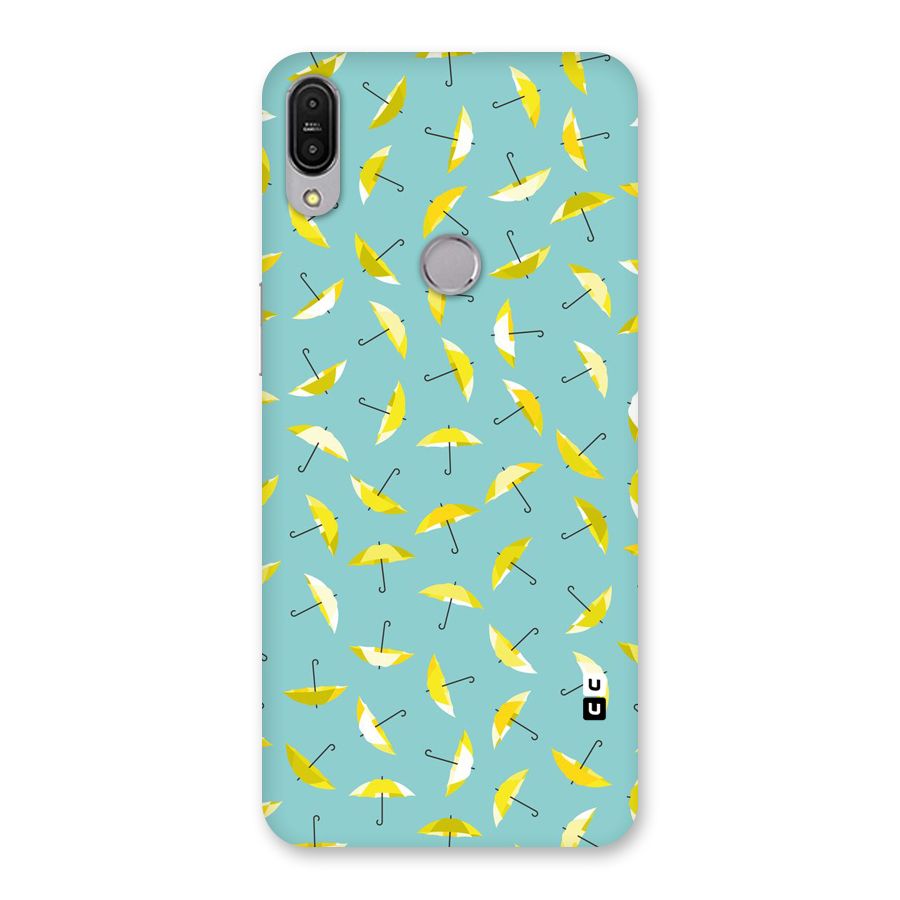 Yellow Umbrella Pattern Back Case for Zenfone Max Pro M1