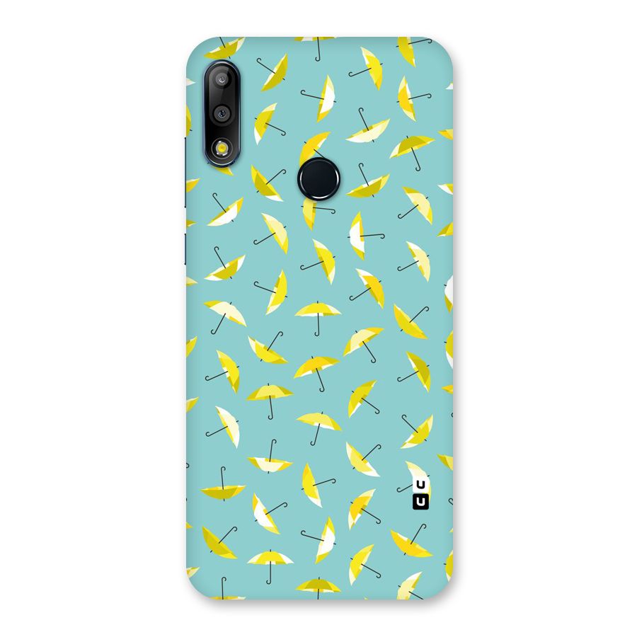 Yellow Umbrella Pattern Back Case for Zenfone Max Pro M2