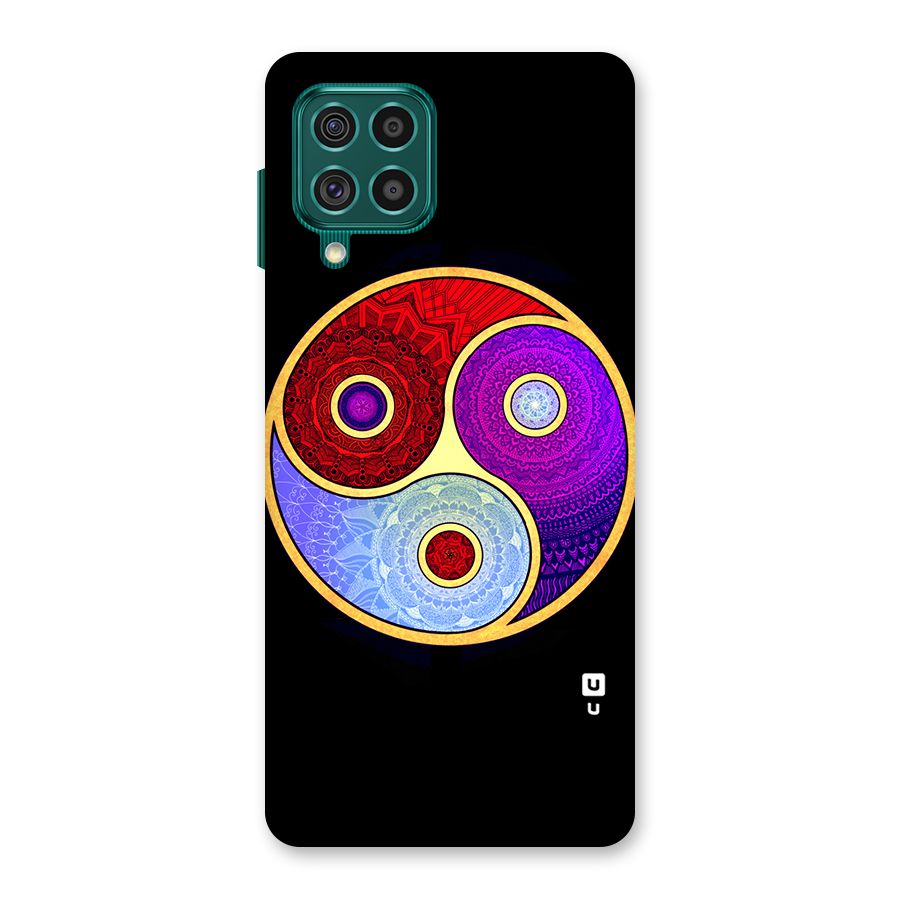Yin Yang Mandala Design Back Case for Galaxy F62