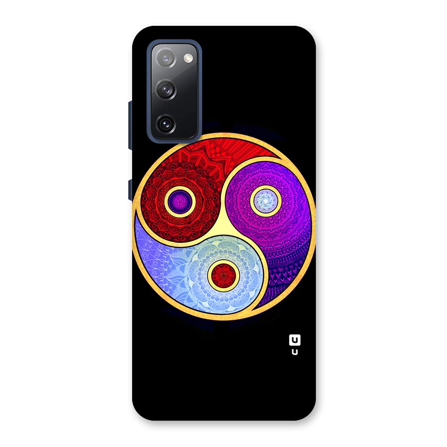 Yin Yang Mandala Design Back Case for Galaxy S20 FE