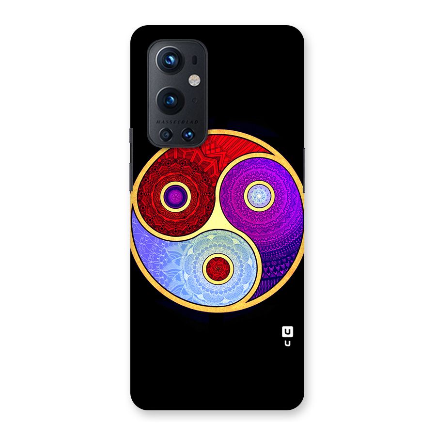 Yin Yang Mandala Design Back Case for OnePlus 9 Pro