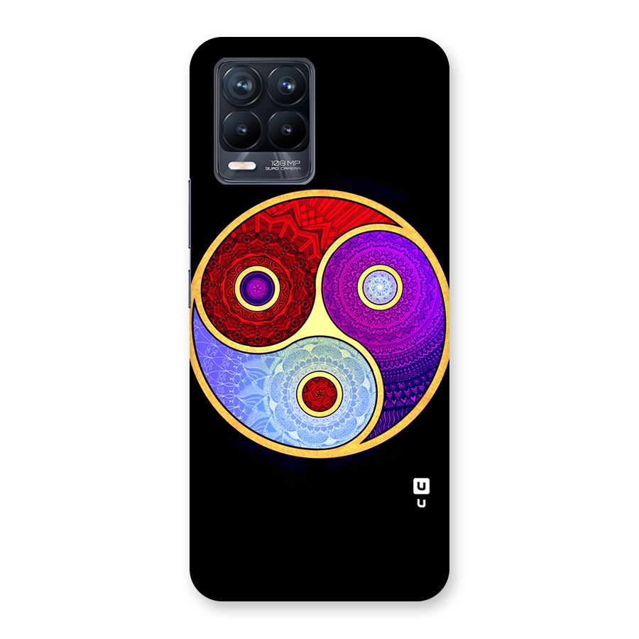Yin Yang Mandala Design Back Case for Realme 8 Pro